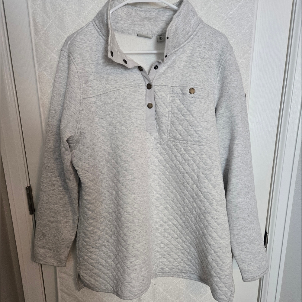 Soft LL Bean Snap Pullover